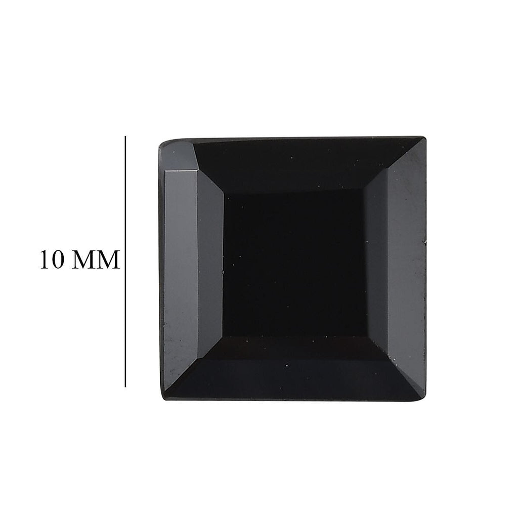 Black Spinel Square 10 mm
