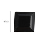 Black Spinel Square 4 mm