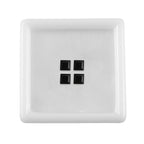 Black Spinel Square 5 mm