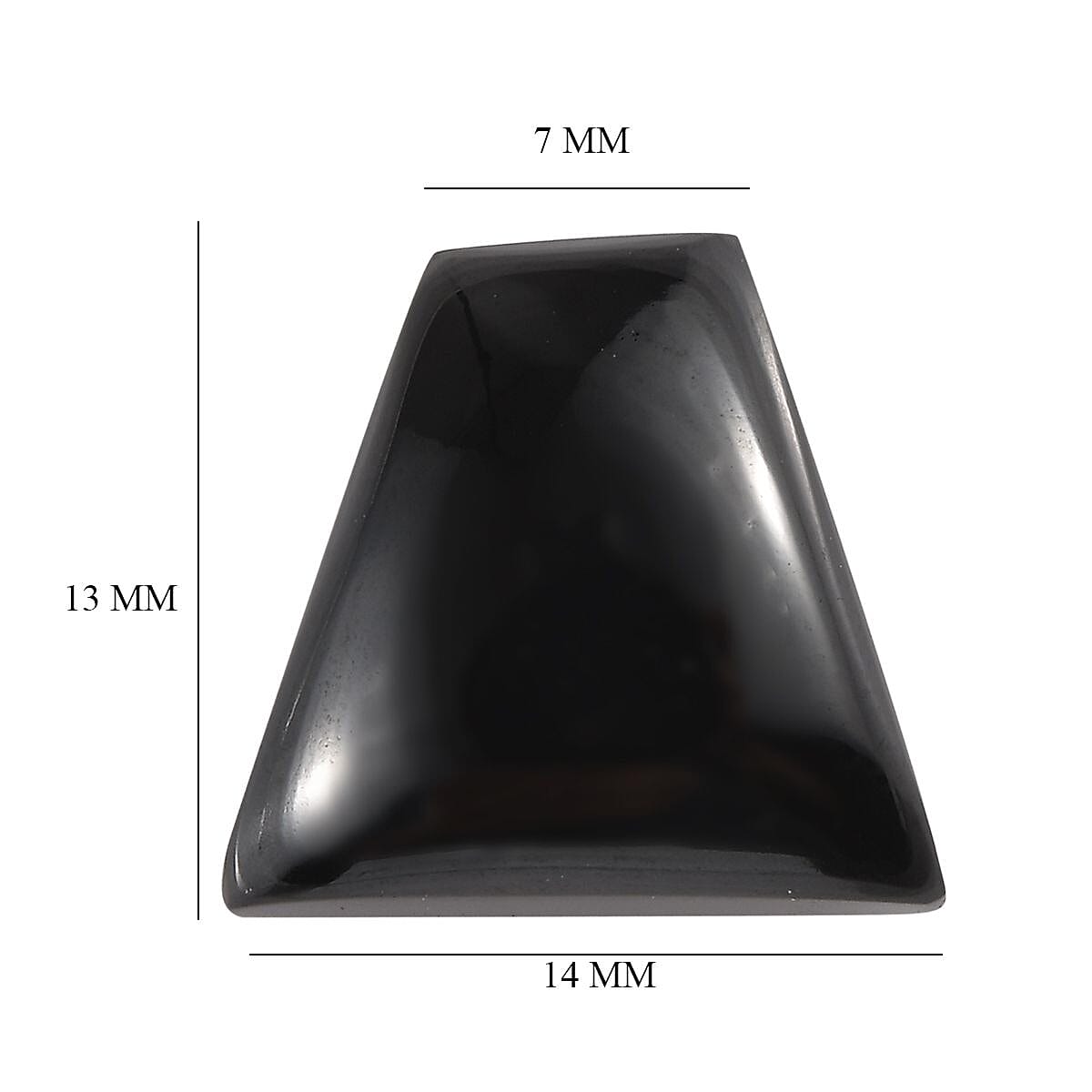 Black Spinel Loose Gemstone in TaperBaguette Shape (14x13x7mm) 7851319 5