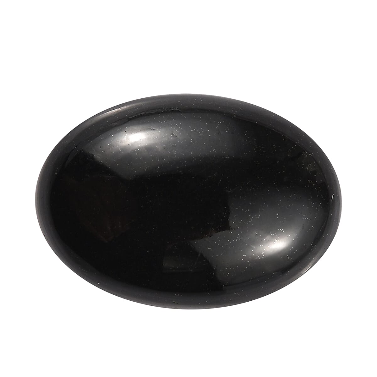 Black Tourmaline Loose Gemstone in Oval Shape (14x10mm) 7773005 0