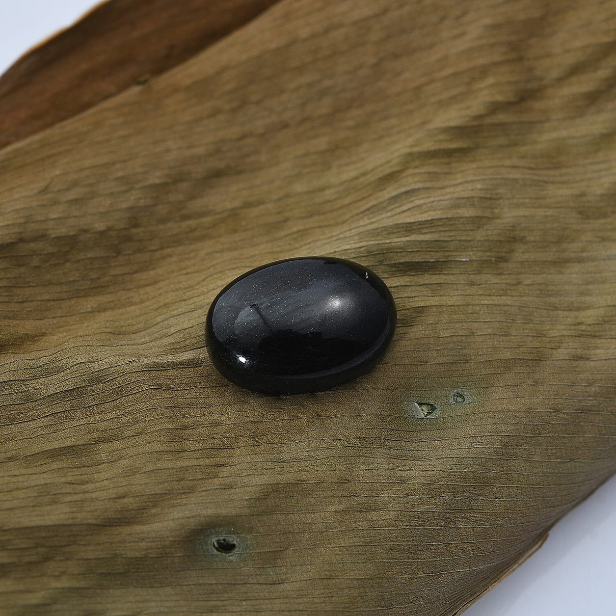 Black Tourmaline Loose Gemstone in Oval Shape (14x10mm) 7773005 1