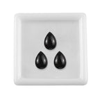 Black Tourmaline Pear 10x7 mm