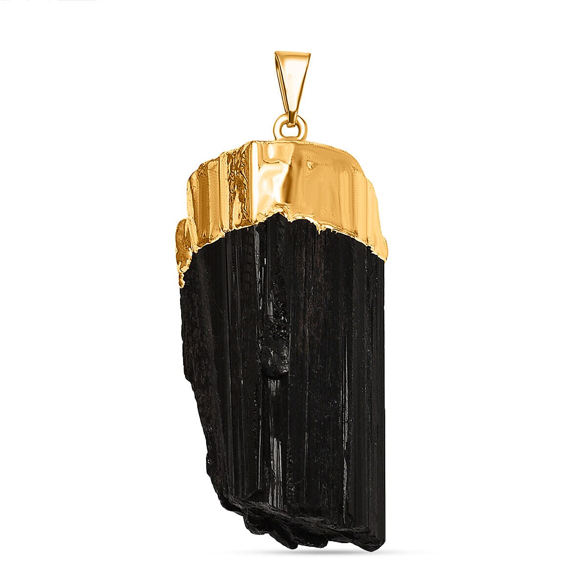 Black Tourmaline Pendant in Gold Tone 18.00 Ct 7507617 0