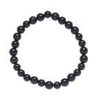 Black Tourmaline Stone Stretchable Bracelet (Size - 7.5) 85.0 Ct