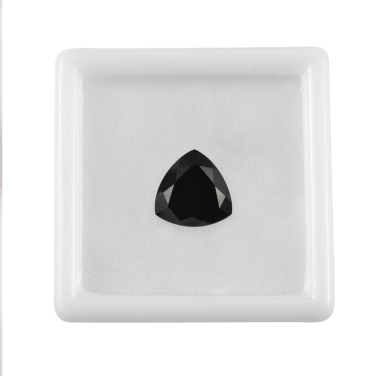 Black Tourmaline Loose Gemstone in Trillion Shape (12.0mm) 7773007 3