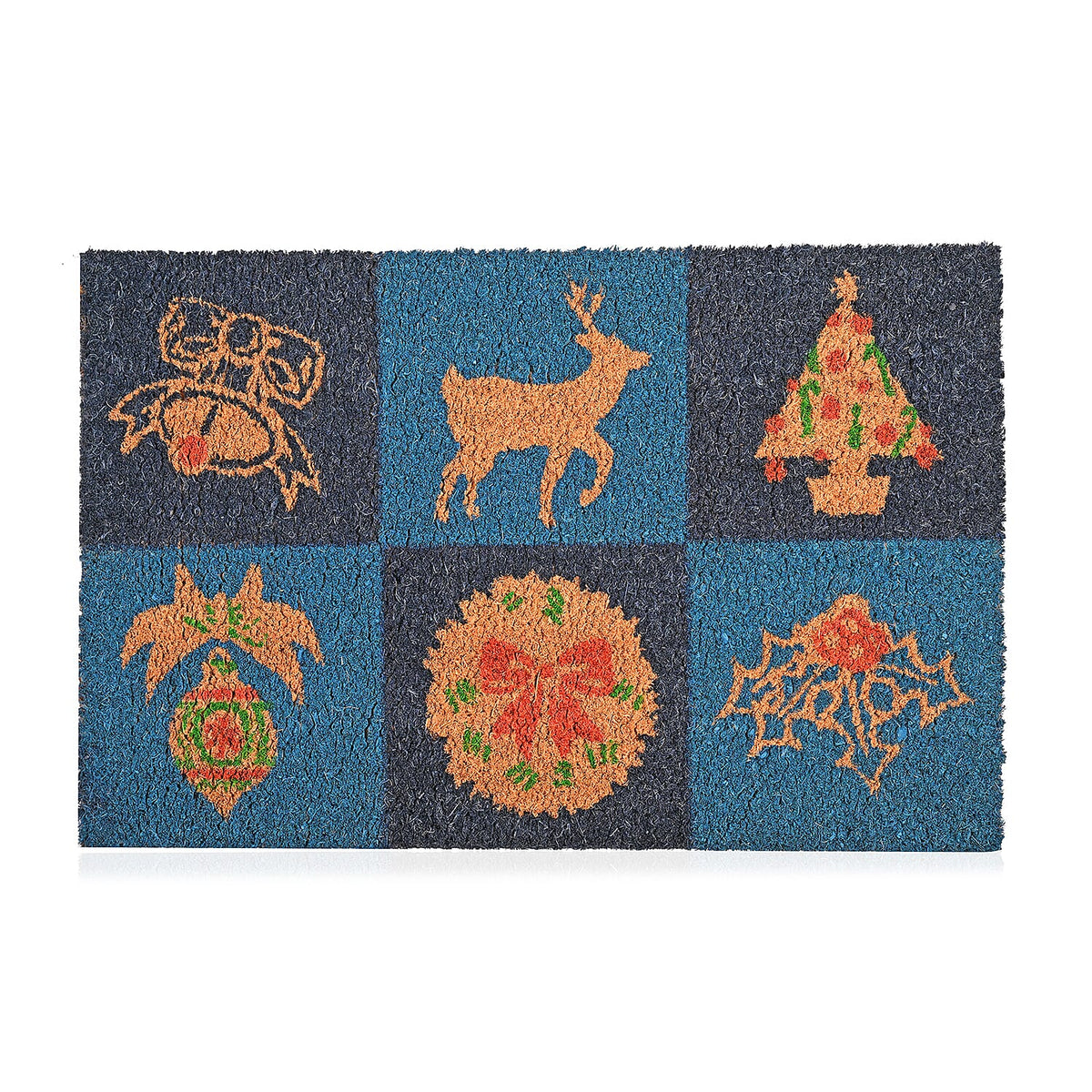 Bleached Christmas Prints Coir Doormat (60 x 40 cm) 8194762 0