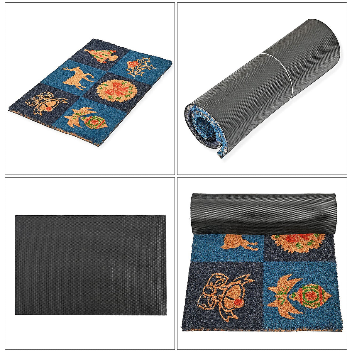 Bleached Christmas Prints Coir Doormat (60 x 40 cm) 8194762 6