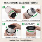 Bliss - Beyond Air Purifier (Size 165x250 cm) - White - Black