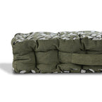 Bliss & Beyond Cotton Printed Cushion Cover (Size 40x8 cm) - Green