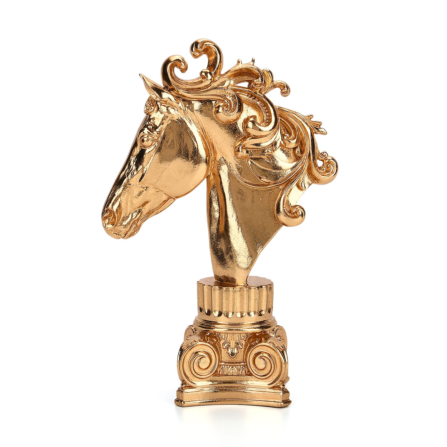 Bliss &amp; Beyond Gold Foil Horse Head (20 x 29 x 9 cm) - Gold 8216756 4