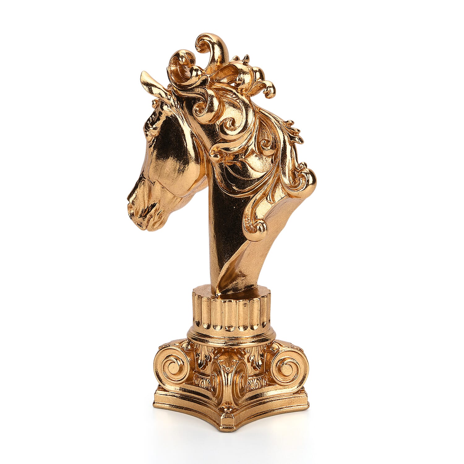 Bliss &amp; Beyond Gold Foil Horse Head (20 x 29 x 9 cm) - Gold 8216756 5