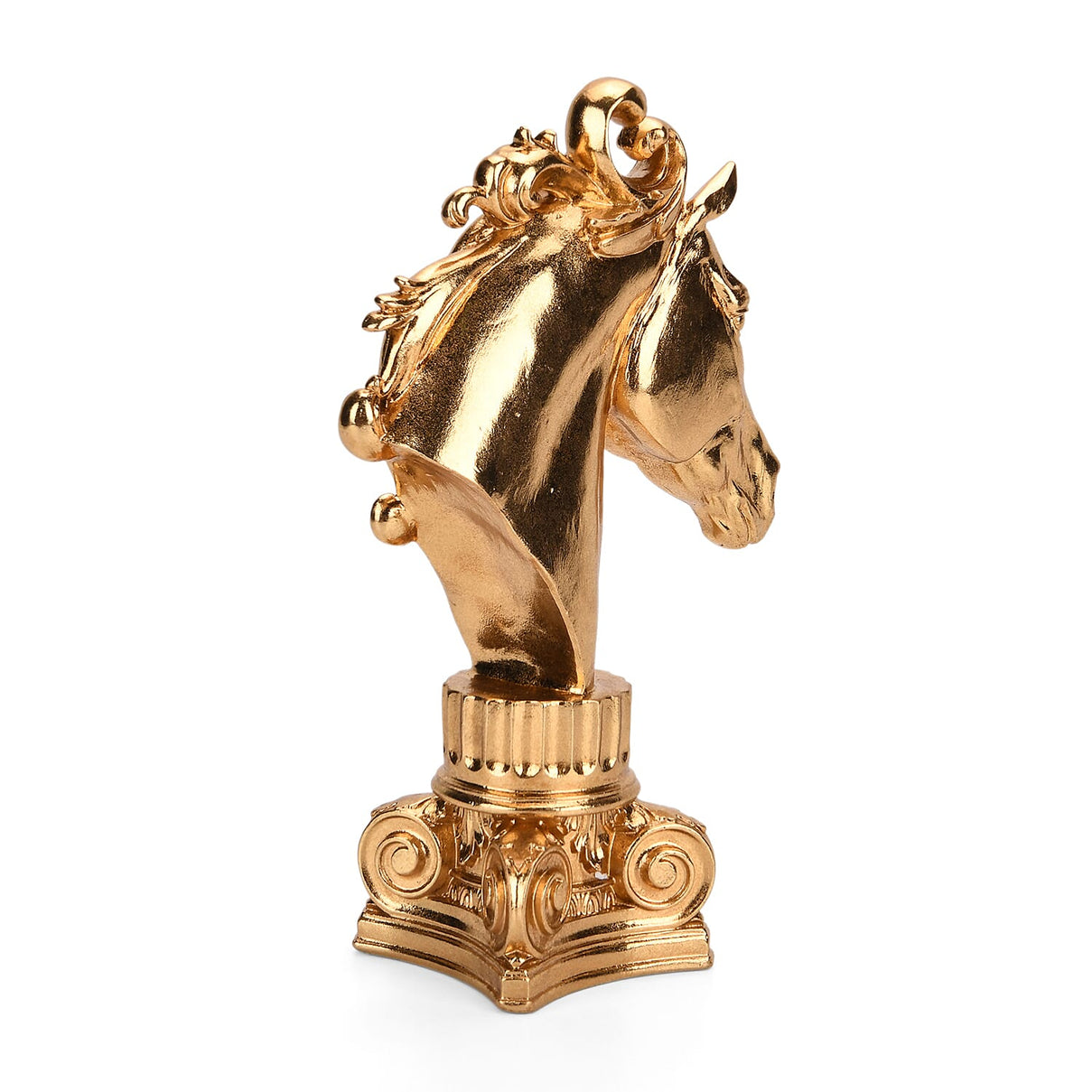Bliss &amp; Beyond Gold Foil Horse Head (20 x 29 x 9 cm) - Gold 8216756 6