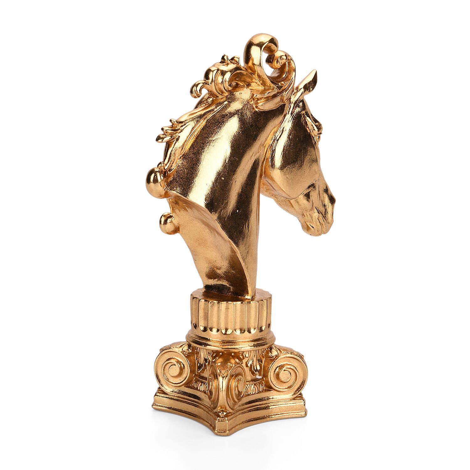 Bliss &amp; Beyond Gold Foil Horse Head (20 x 29 x 9 cm) - Gold 8216756 6