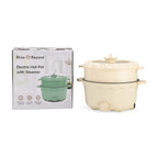 Bliss - Beyond Electric Hot Pot, Frying, Stewing, And Stir-Fry Functions, Adjustable Temperature (2.5 Liters) - Beige