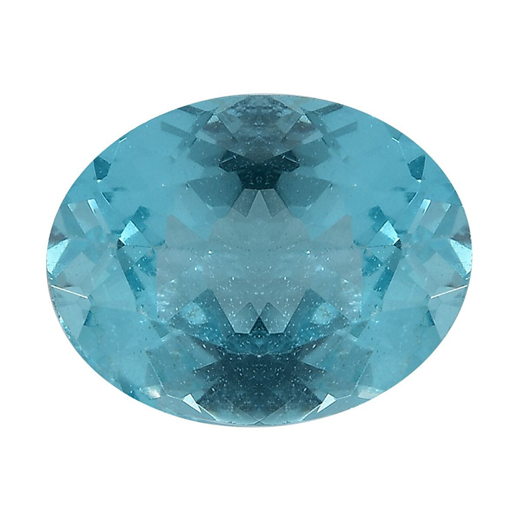 Blue Apatite Oval 9x7 mm