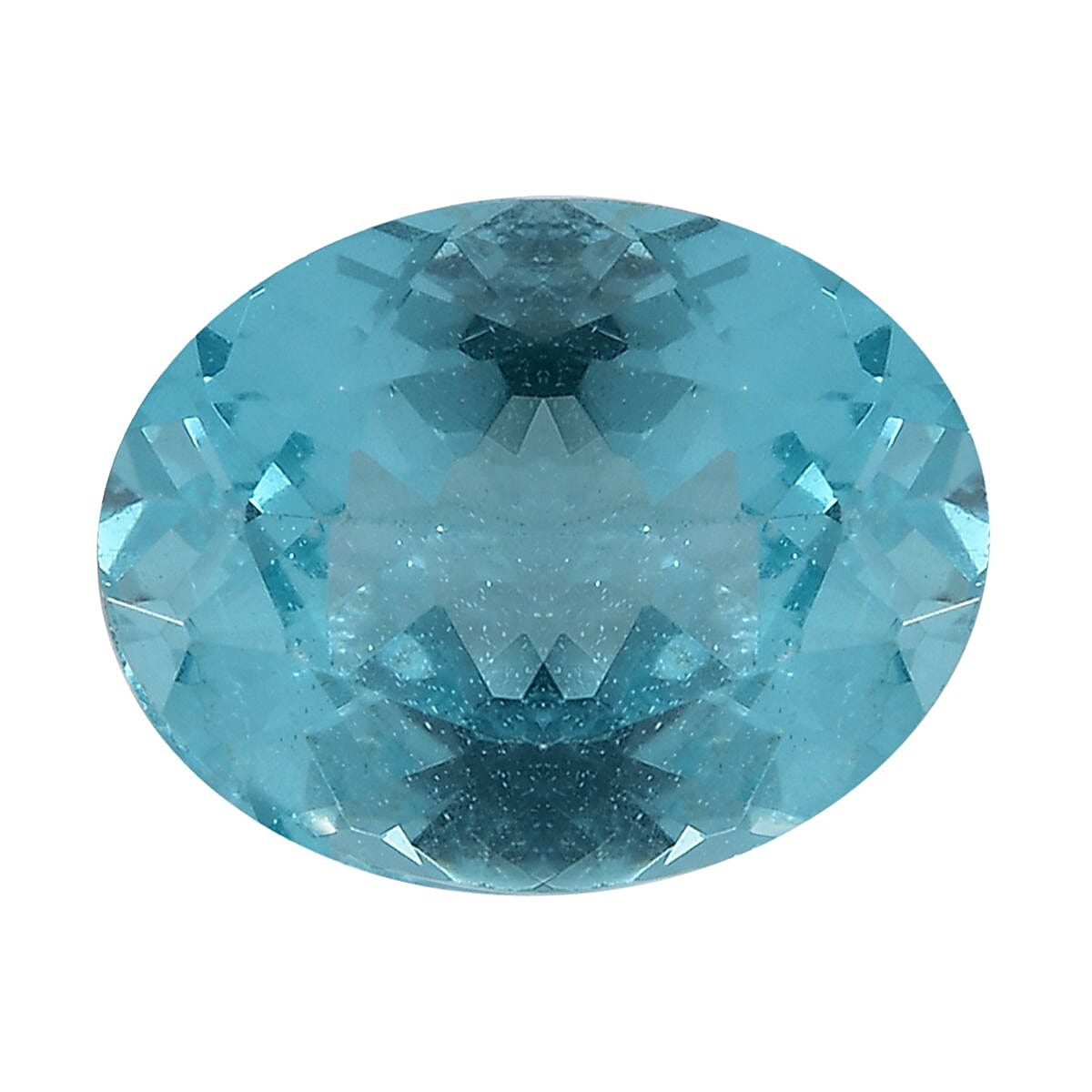 Blue Apatite Loose Gemstone in Oval Shape (9x7mm) 7865101 0