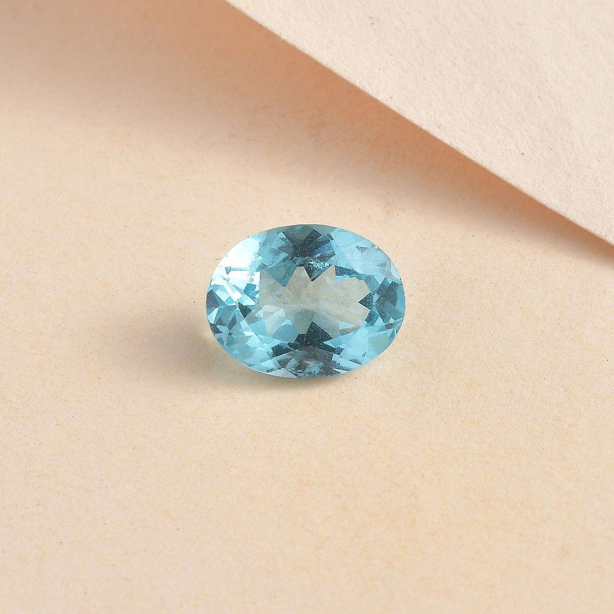 Blue Apatite Loose Gemstone in Oval Shape (9x7mm) 7865101 1