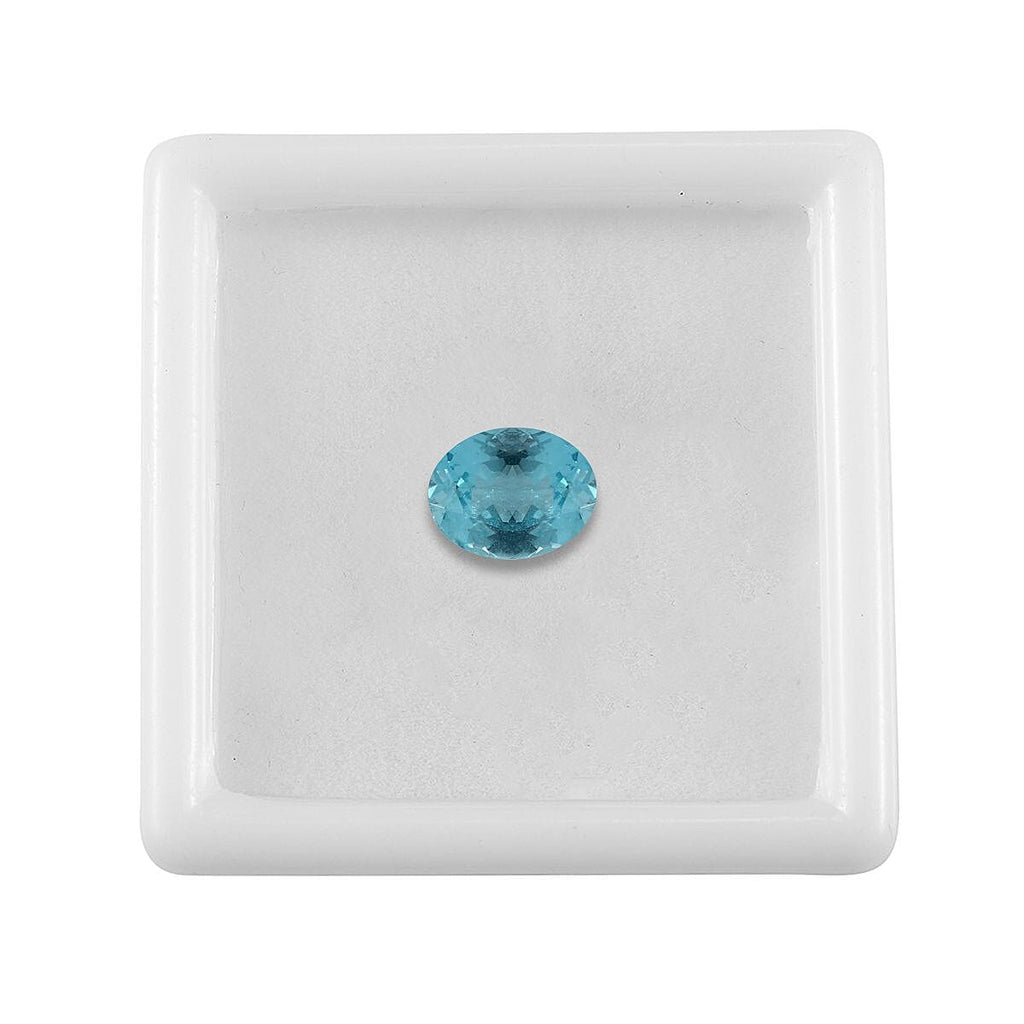 Blue Apatite Oval 9x7 mm