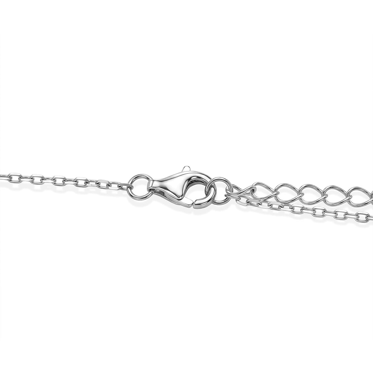 Blue Apatite Pendant with Chain (Size - 16-2 Ext) with Spring Ring Clasp Sterling Silver 5.80 Ct. 8179363 4