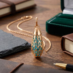 Blue Apatite Pendant with Chain (Size - 16-2 Ext) with Spring Ring Clasp in Yellow Gold Plated Sterling Silver 5.00 Ct.