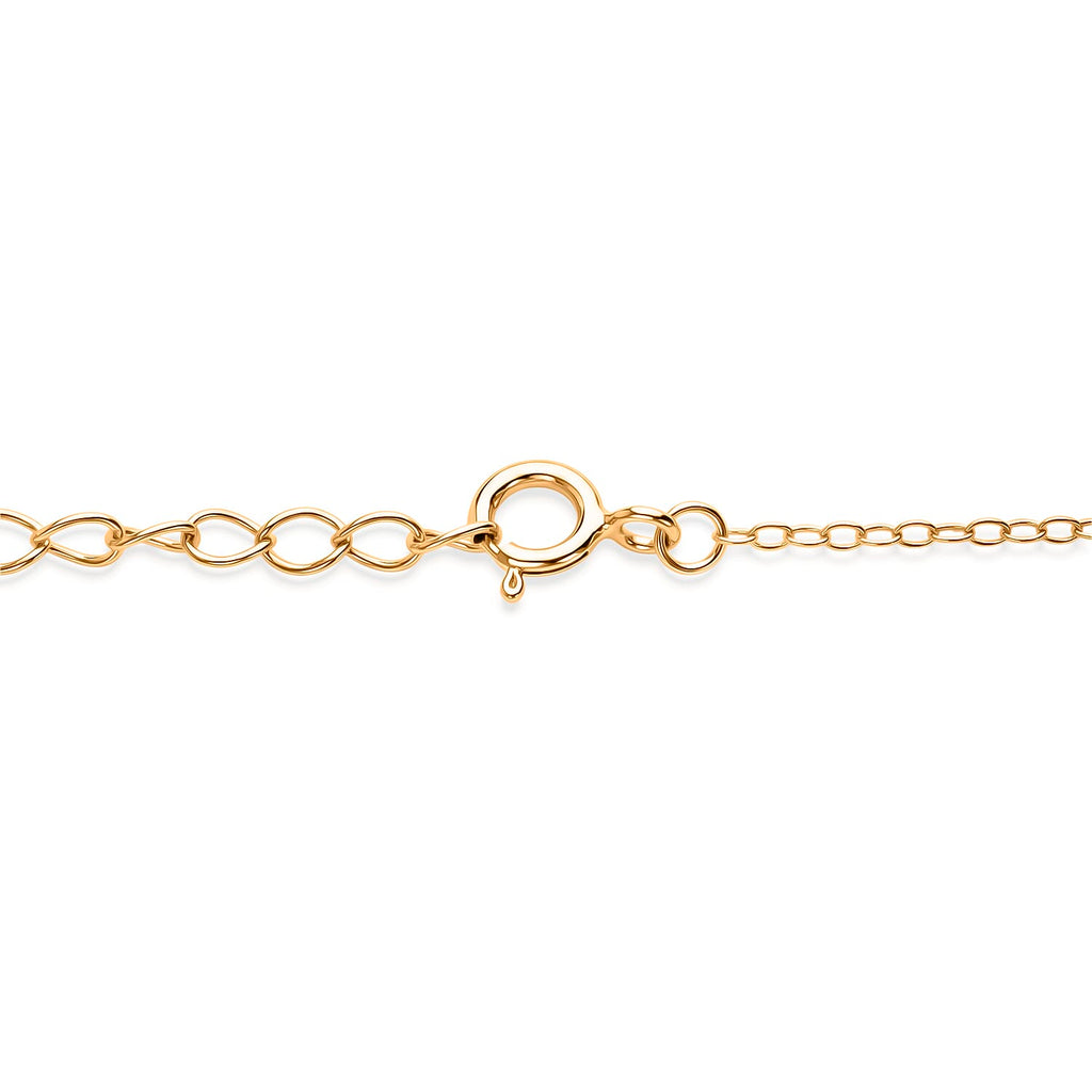 Blue Apatite Pendant with Chain (Size - 16-2 Ext) with Spring Ring Clasp in Yellow Gold Plated Sterling Silver 5.00 Ct.