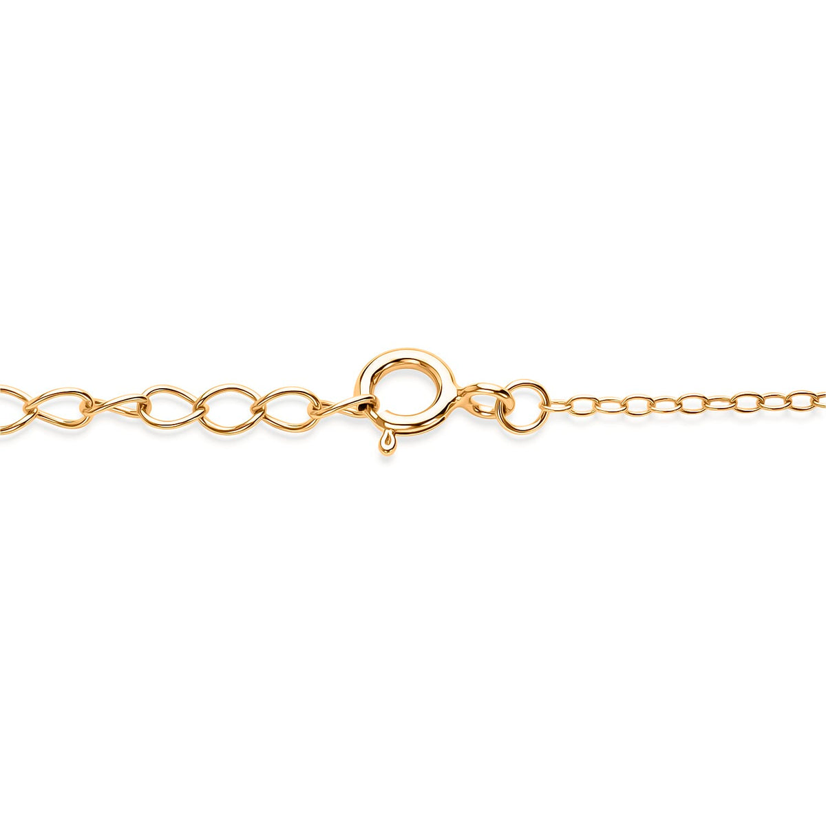 Blue Apatite Pendant with Chain (Size - 16-2 Ext) with Spring Ring Clasp in Yellow Gold Plated Sterling Silver 5.00 Ct. 8180615 4