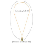 Blue Apatite Pendant with Chain (Size - 16-2 Ext) with Spring Ring Clasp in Yellow Gold Plated Sterling Silver 5.00 Ct.