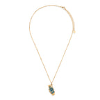 Blue Apatite Pendant with Chain (Size - 16-2 Ext) with Spring Ring Clasp in Yellow Gold Plated Sterling Silver 5.00 Ct.