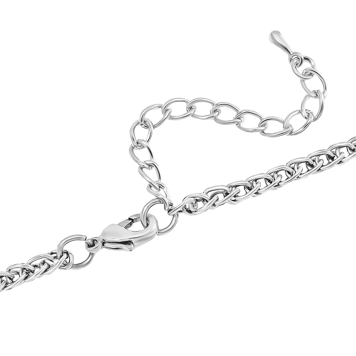 Austrian Blue Crystal Pendant with Chain (Size - 29.5-2 Ext) 7890856 4