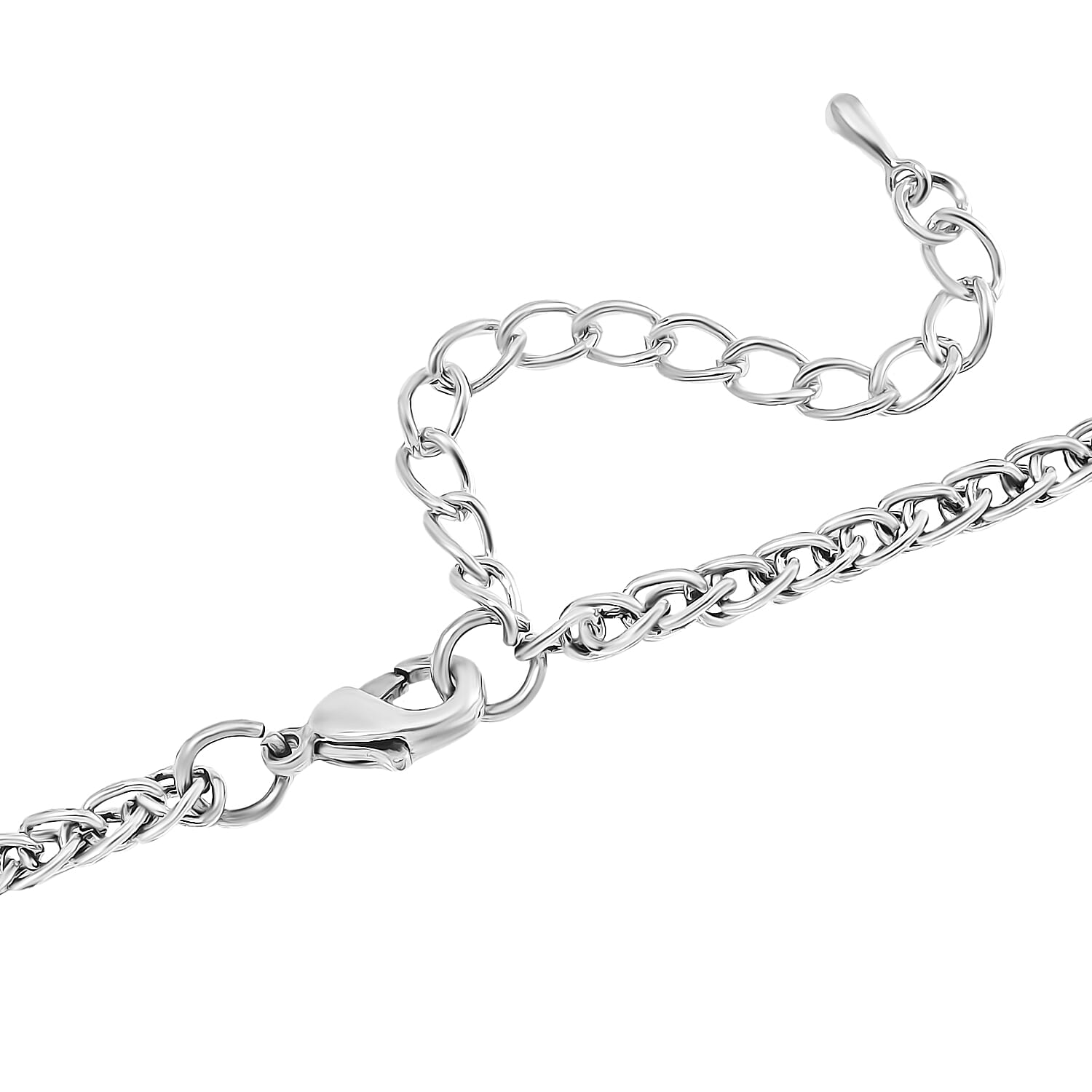 Austrian Blue Crystal Pendant with Chain (Size - 29.5-2 Ext) 7890856 4