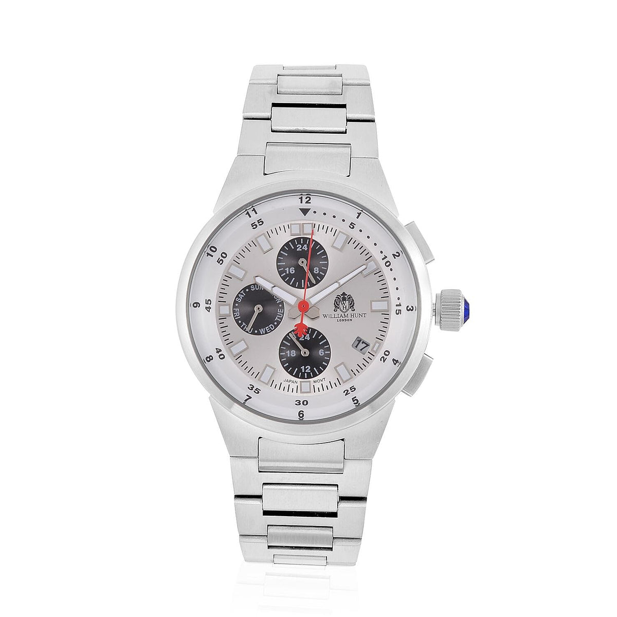 William Hunt Miyota Multifunctional Japan Movement Men's Watch 7703040 0