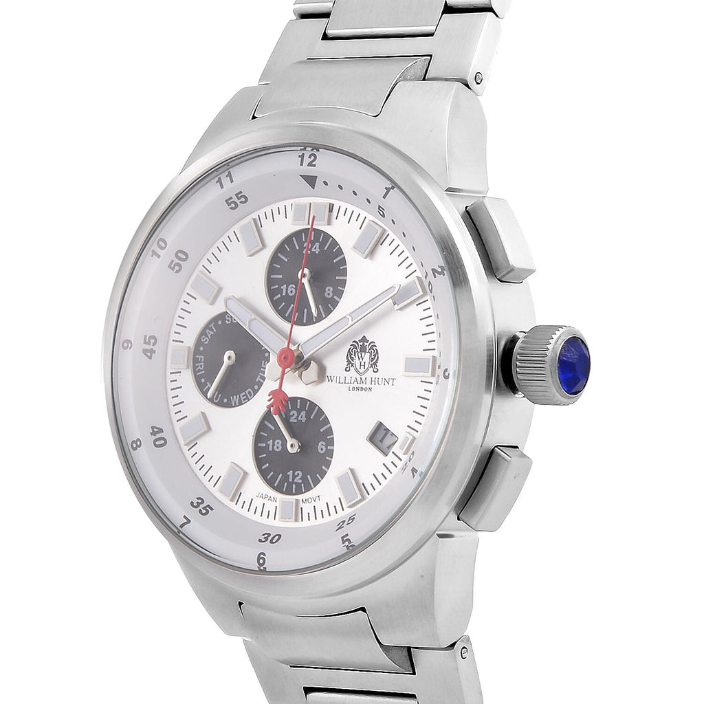 Limited Birthday Commission- William Hunt White Dial 5 ATM Water Resistant Watch With Presentation Box