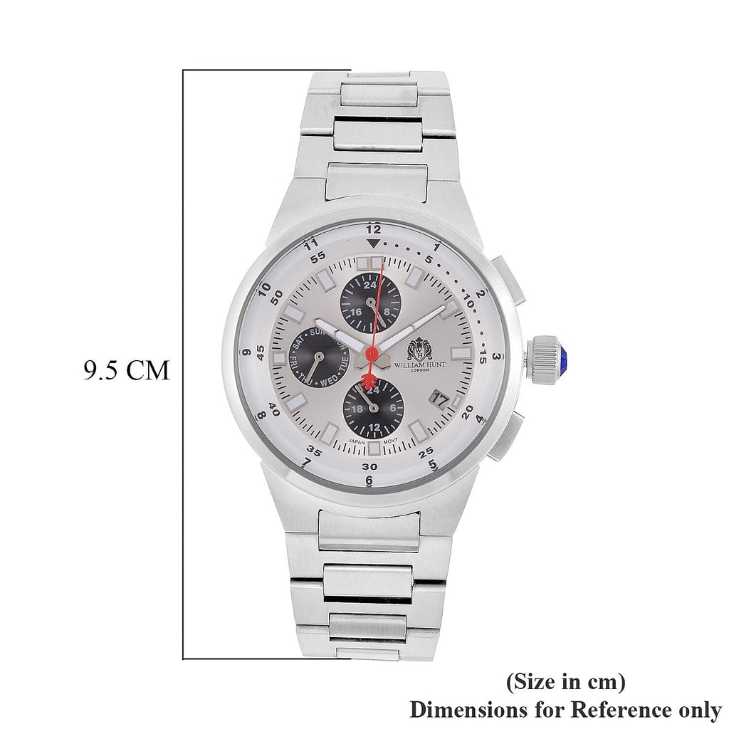 Limited Birthday Commission- William Hunt White Dial 5 ATM Water Resistant Watch With Presentation Box