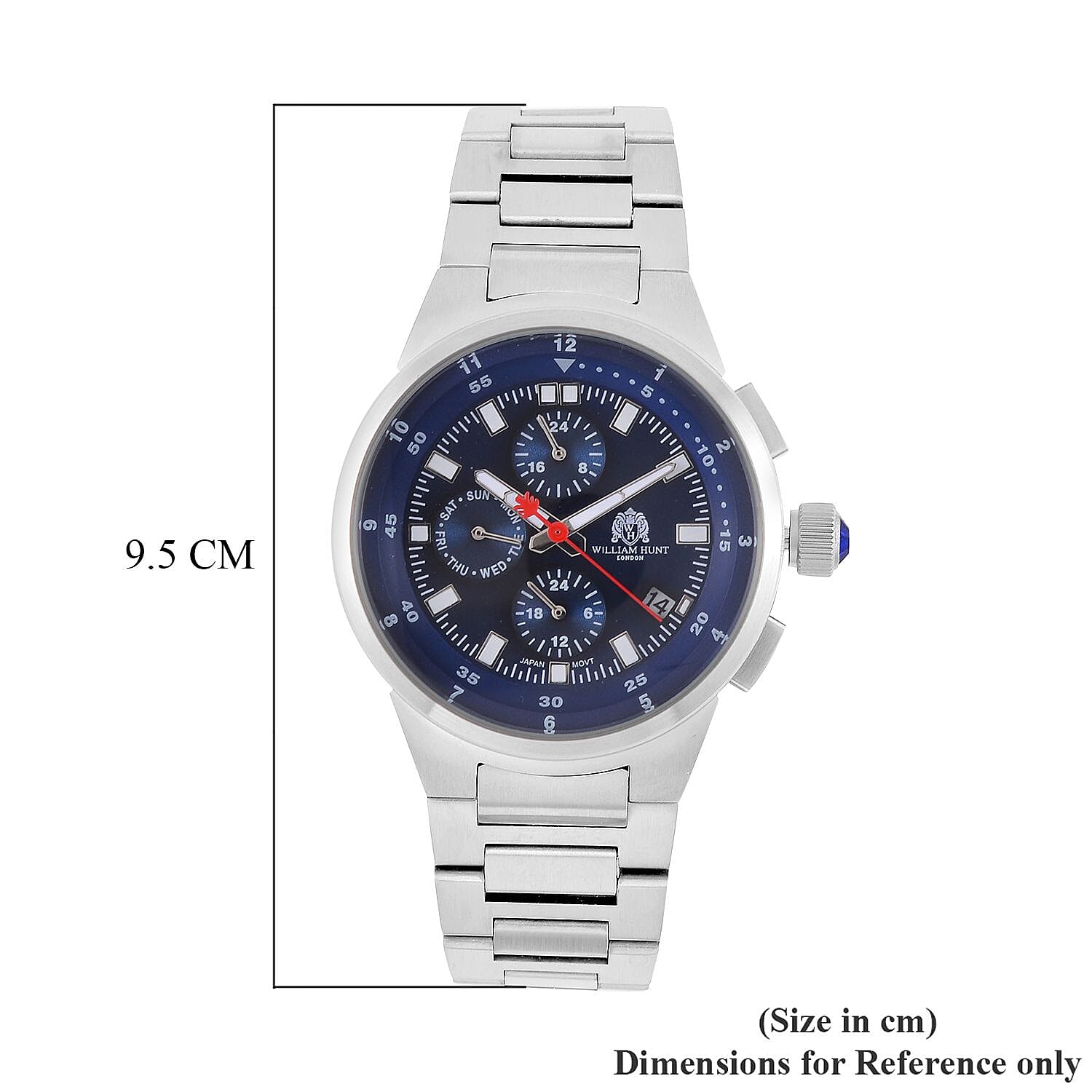 William Hunt Miyota Multifunctional Japan Movement Watch 7703042 8