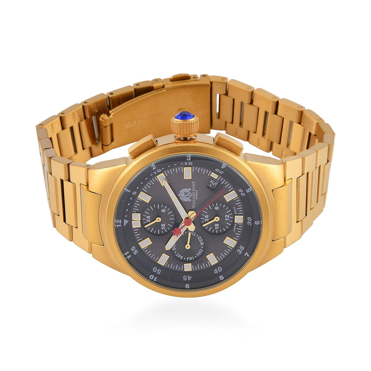 William Hunt Grey Dial 5 ATM Water Resistant Watch With Presentation Box 7703047 5