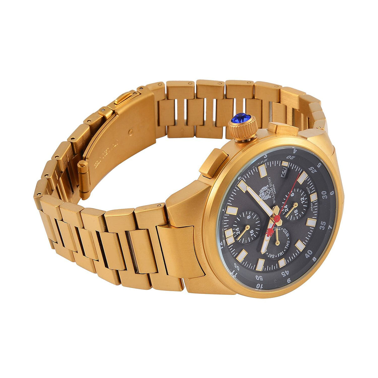 William Hunt Grey Dial 5 ATM Water Resistant Watch With Presentation Box 7703047 6