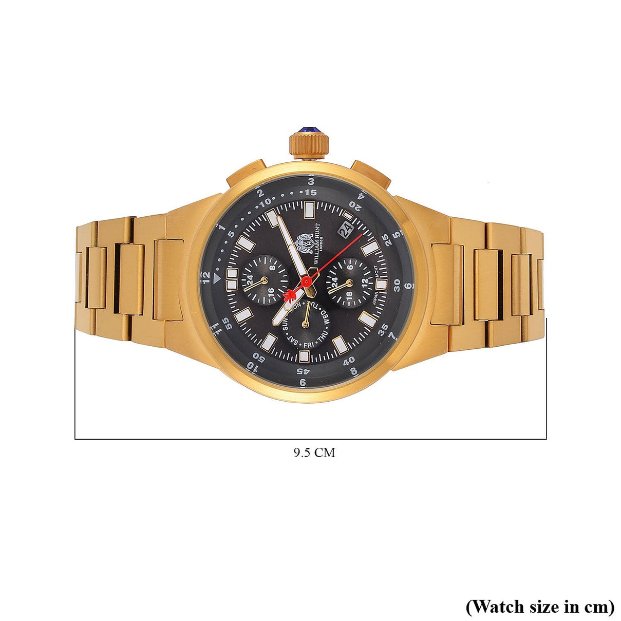 William Hunt Grey Dial 5 ATM Water Resistant Watch With Presentation Box 7703047 8