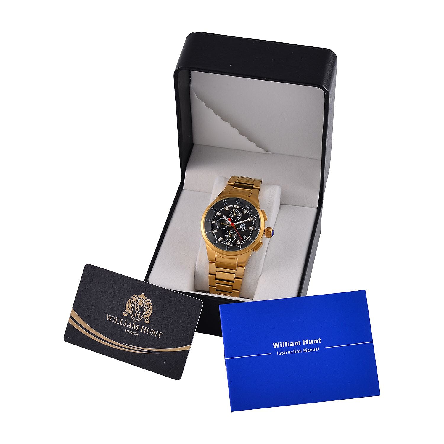 William Hunt Grey Dial 5 ATM Water Resistant Watch With Presentation Box 7703047 9