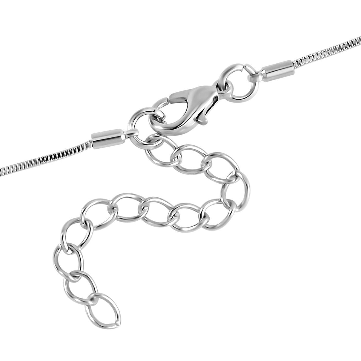 Black &amp; White Austrian Crystal Enamelled Puppy Necklace (Size - 28) 7665715 5