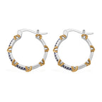 Blue Cubic Zirconia Criss Cross Earring with Clasp 5.00 Ct.