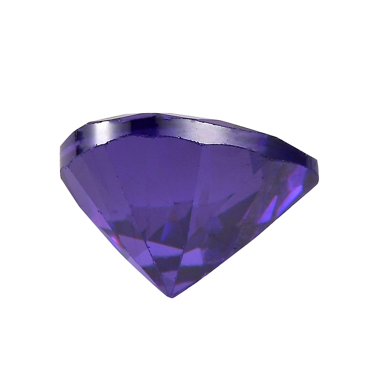2.9 Ct. Blue Cubic Zirconia Loose Gemstone in Heart Shape 8063762 2