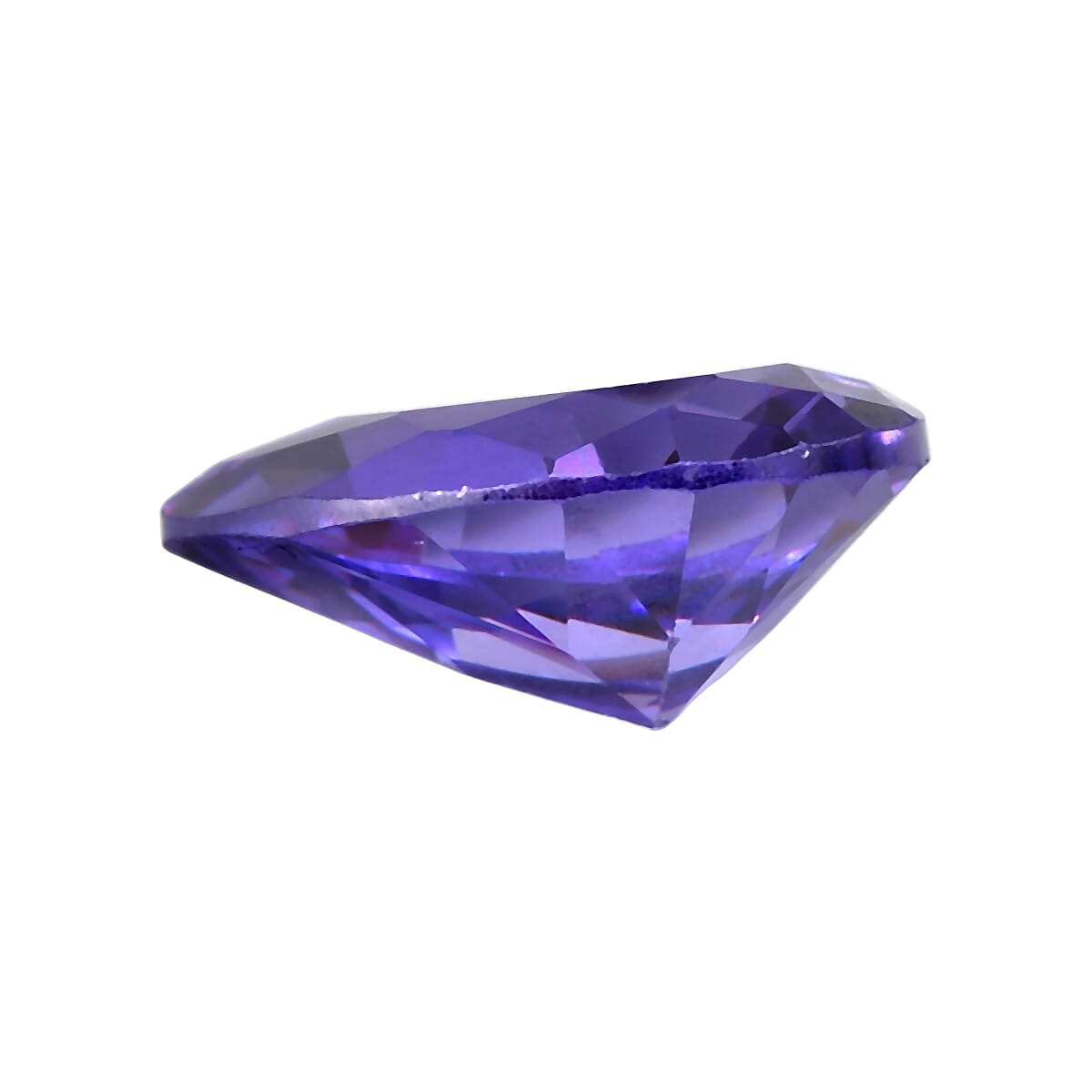 Blue Cubic Zirconia Pear 10X7 mm Gemstone, 2.90 Ct 8505909 2