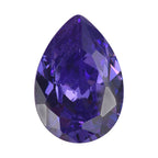 Blue Cubic Zirconia Pear Shape Gemstone 2.88 Ct.