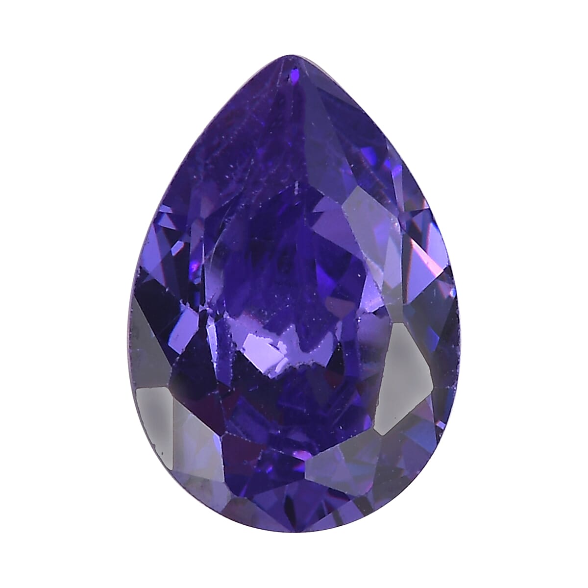 2.88 Ct. Blue Cubic Zirconia Loose Gemstone in Pear Shape 8063769 0