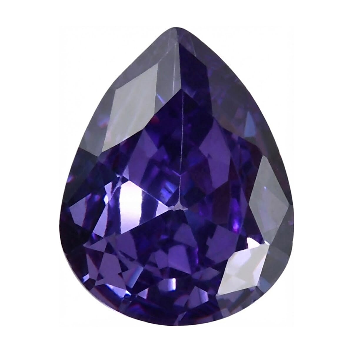 Blue Cubic Zirconia Pear 5X4 mm Gemstone, 0.48 Ct 8505910 0