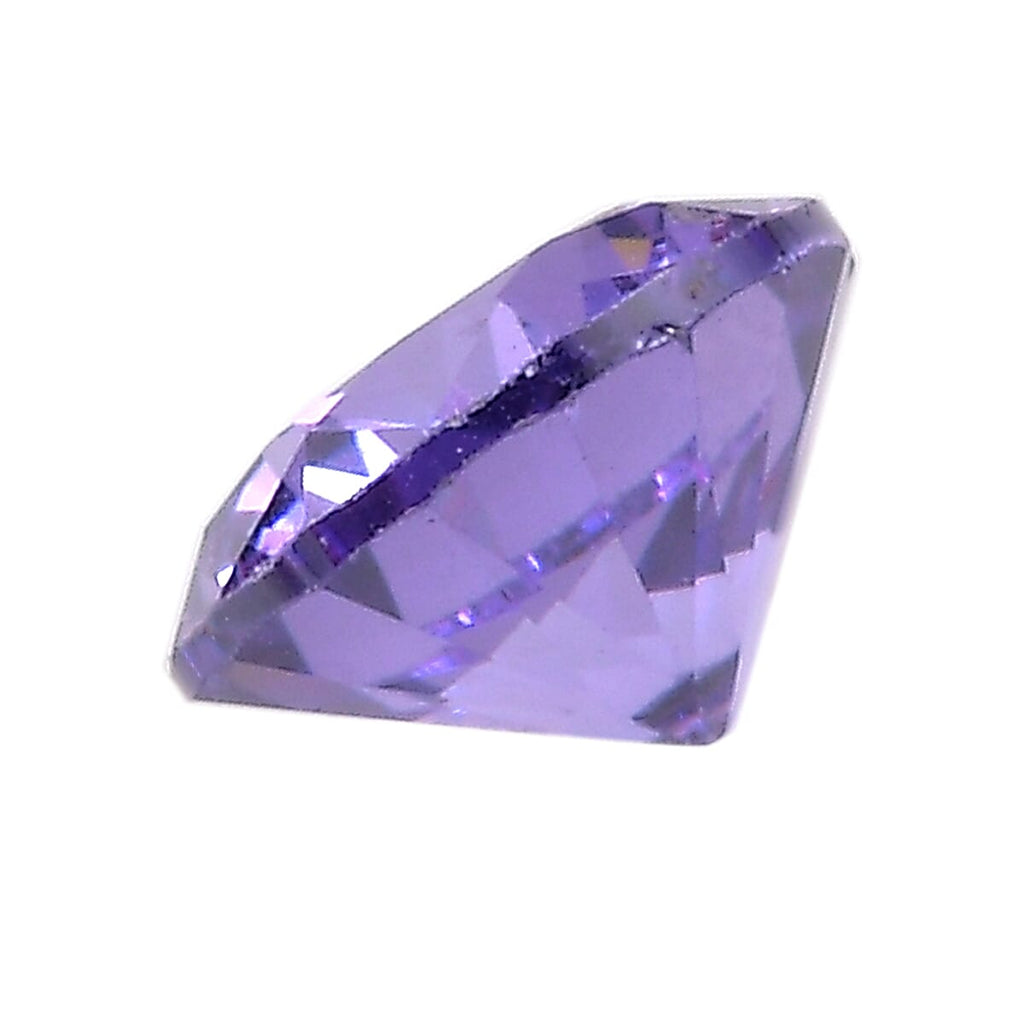 Blue Cubic Zirconia Round Shape Gemstone 1.26 Ct.