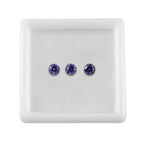 Blue Cubic Zirconia Round Shape Gemstone 1.26 Ct.