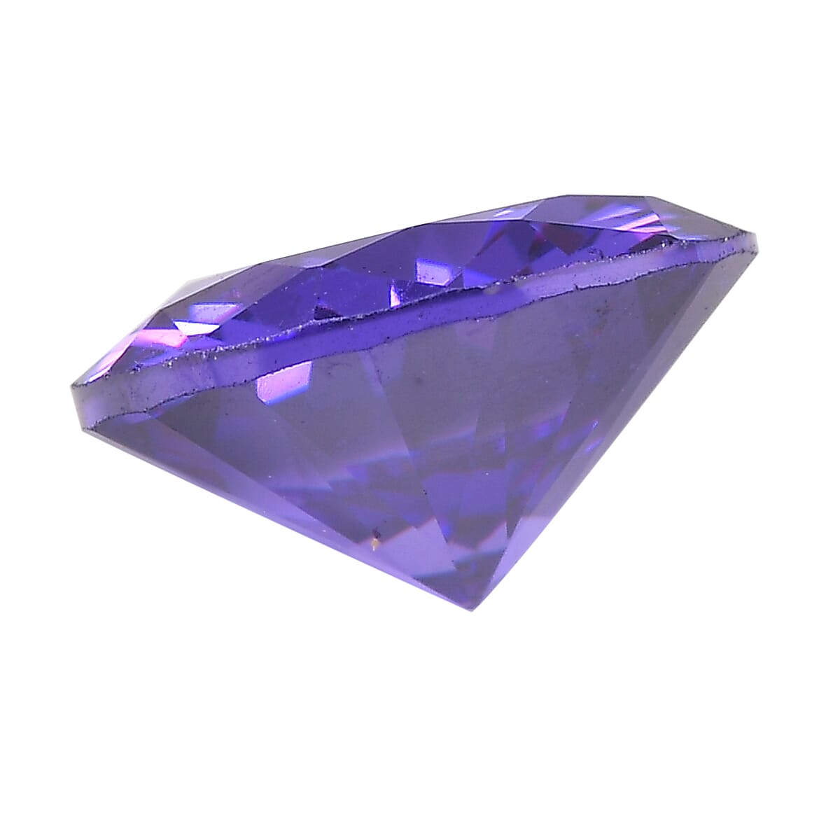 Blue Cubic Zirconia Loose Gemstone in Round Shape 3.1 Ct. 8063775 2