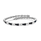 Year Of The Snake - Designer Inspired Serpent Blue Diamond Bangle